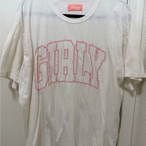 The Toast GIRLY White Graphic T-Shirt